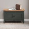 Sitzbank Stanton tannengrün Eiche Evoke Coast Nachbildung B/H/T: ca. 77x48x39 cm – Bild 5
