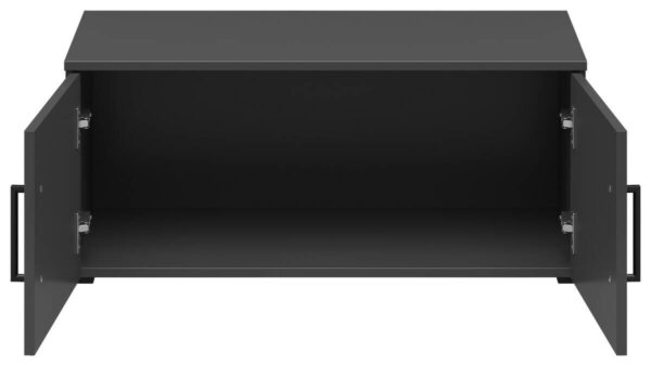 Aufsatz Multi-Stauraum Typ 22 anthrazit B/H/T: ca. 80x35x40 cm Aufsatz Multi-Stauraum Typ 22 anthrazit B/H/T: ca. 80x35x40 cm – Bild 3