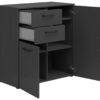 Kommode Multi-Stauraum Typ 26 anthrazit B/H/T: ca. 80x83x40 cm Kommode Multi-Stauraum Typ 26 anthrazit B/H/T: ca. 80x83x40 cm – Bild 2