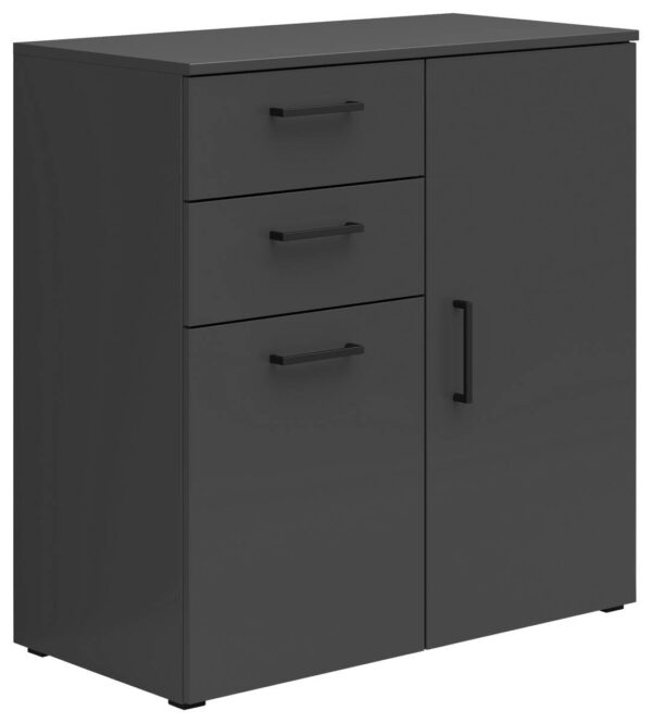 Kommode Multi-Stauraum Typ 26 anthrazit B/H/T: ca. 80x83x40 cm Kommode Multi-Stauraum Typ 26 anthrazit B/H/T: ca. 80x83x40 cm – Bild 5
