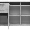 Kommode Multi-Stauraum Typ 28 Beton Optik B/H/T: ca. 120x83x40 cm – Bild 2