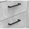 Kommode Multi-Stauraum Typ 28 Beton Optik B/H/T: ca. 120x83x40 cm – Bild 4