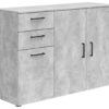 Kommode Multi-Stauraum Typ 28 Beton Optik B/H/T: ca. 120x83x40 cm – Bild 5