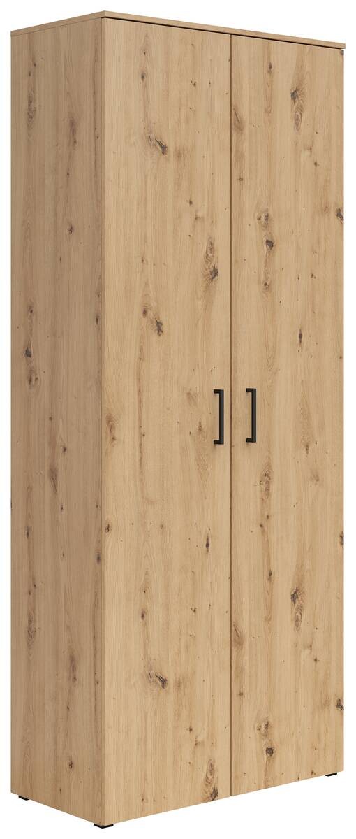 Schrank Multi-Stauraum Typ 37 Eiche Artisan Nachbildung B/H/T: ca. 80x195x40 cm Schrank Multi-Stauraum Typ 37 Eiche Artisan Nachbildung B/H/T: ca. 80x195x40 cm – Bild 2