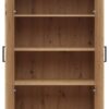 Schrank Multi-Stauraum Typ 37 Eiche Artisan Nachbildung B/H/T: ca. 80x195x40 cm Schrank Multi-Stauraum Typ 37 Eiche Artisan Nachbildung B/H/T: ca. 80x195x40 cm – Bild 3