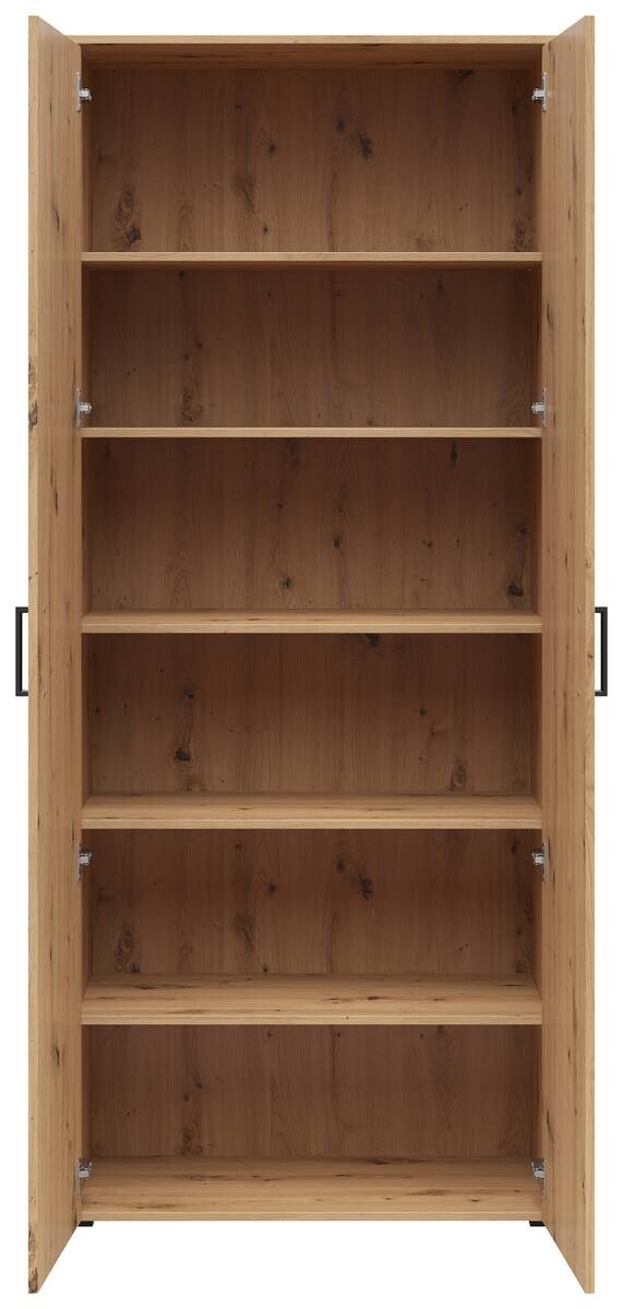 Schrank Multi-Stauraum Typ 37 Eiche Artisan Nachbildung B/H/T: ca. 80x195x40 cm Schrank Multi-Stauraum Typ 37 Eiche Artisan Nachbildung B/H/T: ca. 80x195x40 cm – Bild 3