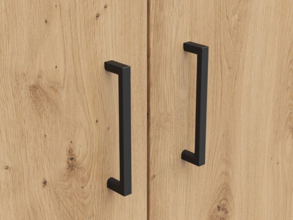Schrank Multi-Stauraum Typ 37 Eiche Artisan Nachbildung B/H/T: ca. 80x195x40 cm Schrank Multi-Stauraum Typ 37 Eiche Artisan Nachbildung B/H/T: ca. 80x195x40 cm – Bild 5