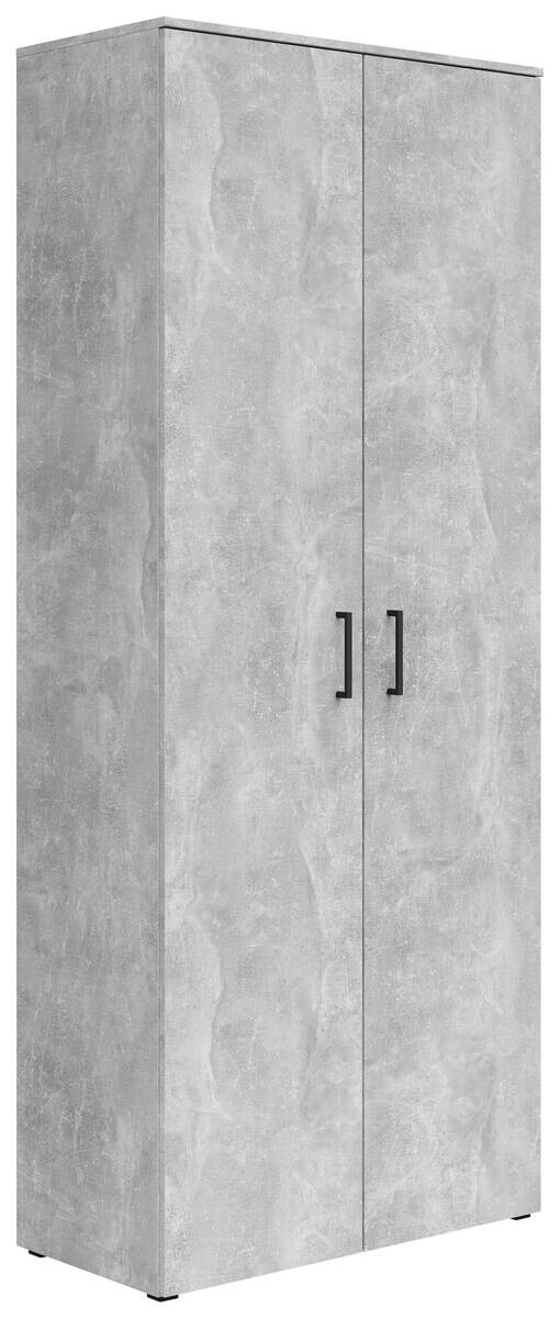 Schrank Multi-Stauraum Typ 37 Beton Optik B/H/T: ca. 80x195x40 cm – Bild 3