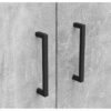 Schrank Multi-Stauraum Typ 37 Beton Optik B/H/T: ca. 80x195x40 cm – Bild 5