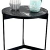 Beistelltisch Finja schwarz B/H/T: ca. 40,5x48x40,5 cm – Bild 2