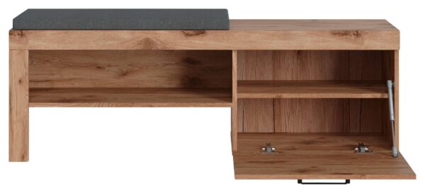 Sitzbank Roxy Eiche Viking Nachbildung B/H/T: ca. 139x52x38 cm – Bild 4