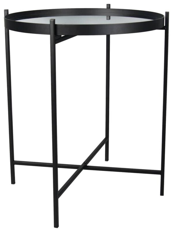 Beistelltisch Verena schwarz H/D: ca. 51x45 cm Beistelltisch Verena schwarz H/D: ca. 51x45 cm – Bild 4