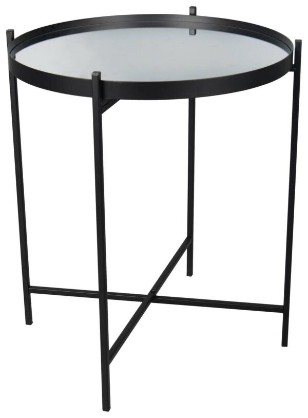Beistelltisch Verena schwarz H/D: ca. 51x45 cm Beistelltisch Verena schwarz H/D: ca. 51x45 cm – Bild 5