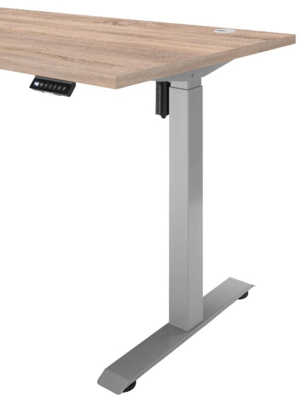höhenverstellbarer Schreibtisch Pronto 2 Eiche Sonoma Nachbildung B/H/T: ca. 160x75x77 cm – Bild 4