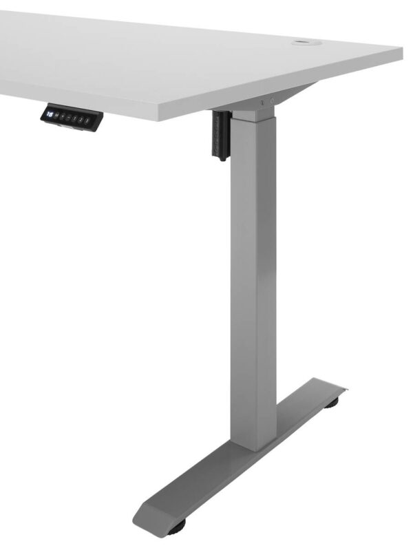 höhenverstellbarer Schreibtisch Pronto 2 weiß B/H/T: ca. 160x75x77 cm – Bild 5