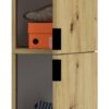 Garderobe PROJEKT Eiche Artisan Nachbildung B/H/T: ca. 91x193x34 cm – Bild 3