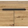 Sitzbank CANU edles Basaltgrau Nachbildung Eiche Artisan Nachbildung B/H/T: ca. 80x45x37 cm – Bild 2