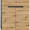 Schuhkommode CANU edles Basaltgrau Nachbildung Eiche Artisan Nachbildung B/H/T: ca. 80x94x37 cm – Bild 5