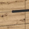 Kommode CANU edles Basaltgrau Nachbildung Eiche Artisan Nachbildung B/H/T: ca. 100x81x40 cm Kommode CANU edles Basaltgrau Nachbildung Eiche Artisan Nachbildung B/H/T: ca. 100x81x40 cm – Bild 4