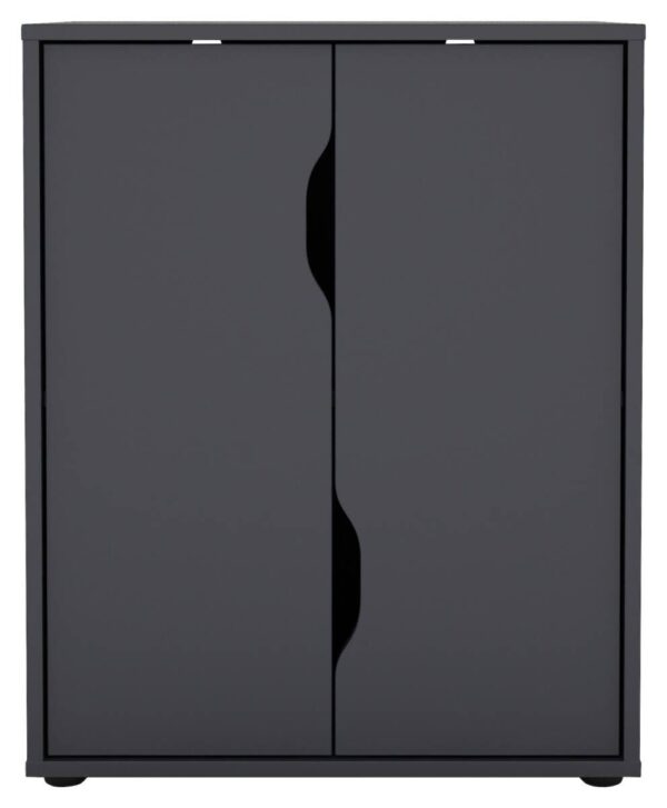 Aktenschrank BELFAST anthrazit B/H/T: ca. 60x76,5x37 cm – Bild 2