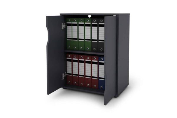 Aktenschrank BELFAST anthrazit B/H/T: ca. 60x76,5x37 cm – Bild 3
