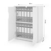 Aktenschrank BELFAST anthrazit B/H/T: ca. 60x76,5x37 cm – Bild 4