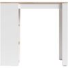 Bartisch MOBY Eiche Artisan Nachbildung weiß B/H/T: ca. 110x104x50 cm Bartisch MOBY Eiche Artisan Nachbildung weiß B/H/T: ca. 110x104x50 cm – Bild 5