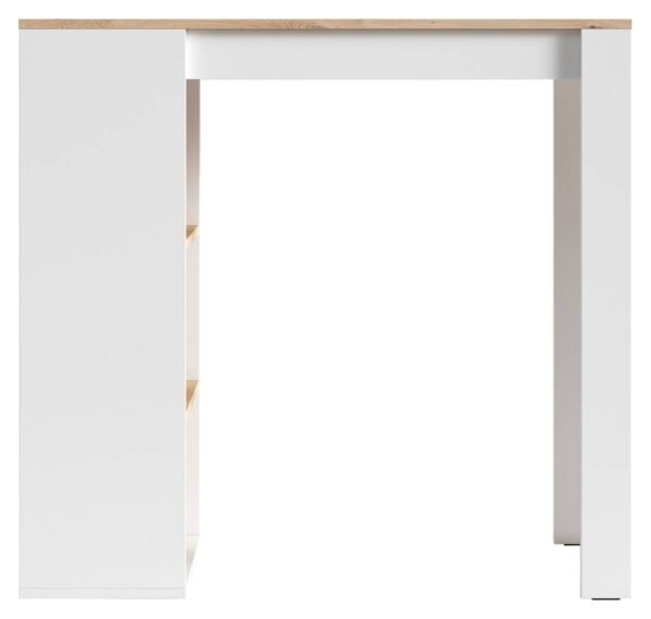 Bartisch MOBY Eiche Artisan Nachbildung weiß B/H/T: ca. 110x104x50 cm Bartisch MOBY Eiche Artisan Nachbildung weiß B/H/T: ca. 110x104x50 cm – Bild 5