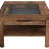 Couchtisch RALPH Eiche Old Wood Nachbildung B/H/T: ca. 67x43x67 cm – Bild 2
