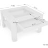 Couchtisch RALPH Eiche Old Wood Nachbildung B/H/T: ca. 67x43x67 cm – Bild 3