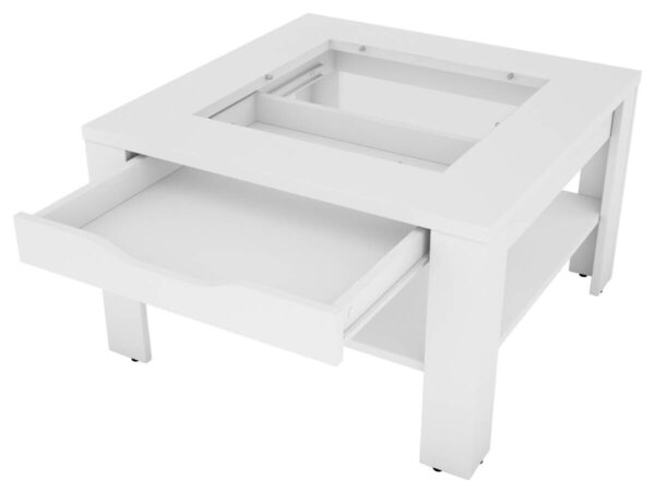 Couchtisch RALPH weiß B/H/T: ca. 67x43x67 cm Couchtisch RALPH weiß B/H/T: ca. 67x43x67 cm – Bild 2