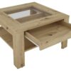 Couchtisch RALPH Eiche Artisan Nachbildung B/H/T: ca. 67x43x67 cm – Bild 3