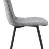 Stuhl Sana grau Webstoff B/H/T: ca. 45x87x59 cm – Bild 5
