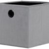 Stoffbox grau B/H/T: ca. 32x32x32 cm Stoffbox grau B/H/T: ca. 32x32x32 cm – Bild 3