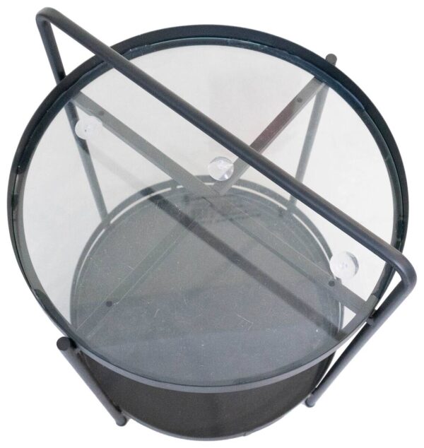 Beistelltisch Sabine schwarz H/D: ca. 60x40 cm – Bild 3