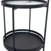 Beistelltisch Sabine schwarz H/D: ca. 60x40 cm – Bild 4