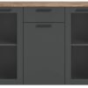 Sideboard Niklas anthrazit Eiche Nox Oak Nachbildung B/H/T: ca. 120x84x35 cm – Bild 2