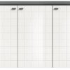 Sideboard Monte anthrazit weiß Hochglanz B/H/T: ca. 138x86x37 cm – Bild 3