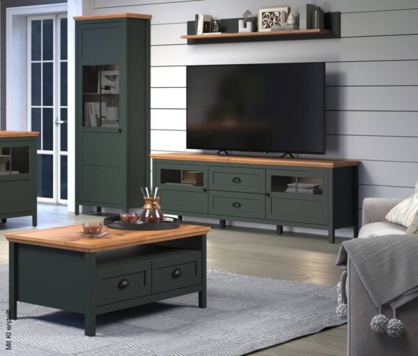 Couchtisch Stanton tannengrün Eiche Evoke Coast Nachbildung B/H/T: ca. 101x45x60 cm – Bild 2