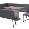 Schwingstuhl Milos grau Microfaser B/H/T: ca. 45x92x65 cm – Bild 2