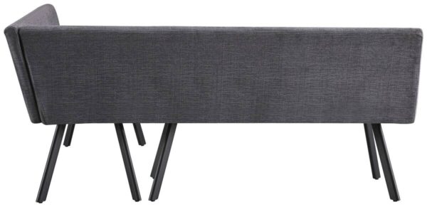 Eckbank Milos grau B/H/T: ca. 195x152x85 cm – Bild 2