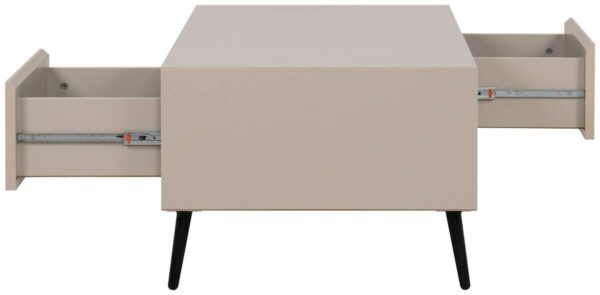 Couchtisch Arona sand schwarz B/H/T: ca. 94x40x55 cm – Bild 3