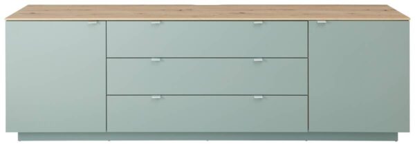 Sideboard Core salbei Eiche Artisan Nachbildung B/H/T: ca. 240x77x44 cm Sideboard Core salbei Eiche Artisan Nachbildung B/H/T: ca. 240x77x44 cm – Bild 2