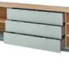 Sideboard Core salbei Eiche Artisan Nachbildung B/H/T: ca. 240x77x44 cm Sideboard Core salbei Eiche Artisan Nachbildung B/H/T: ca. 240x77x44 cm – Bild 3