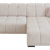 Ecksofa mit elektrischer Sitztiefenverstellung beige Microfaser B/H/T: ca. 301x113x195 cm – Bild 4