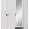 Kleiderschrank Base 3 weiß B/H/T: ca. 121x176x51 cm – Bild 4