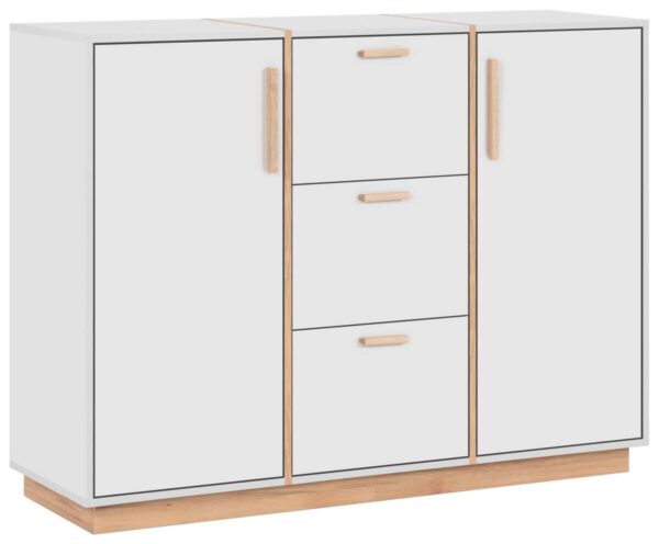 Kommode Split grau Jackson Hickory Nachbildung B/H/T: ca. 125x94x40 cm – Bild 4