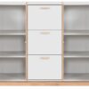Kommode Split grau Jackson Hickory Nachbildung B/H/T: ca. 125x94x40 cm – Bild 5