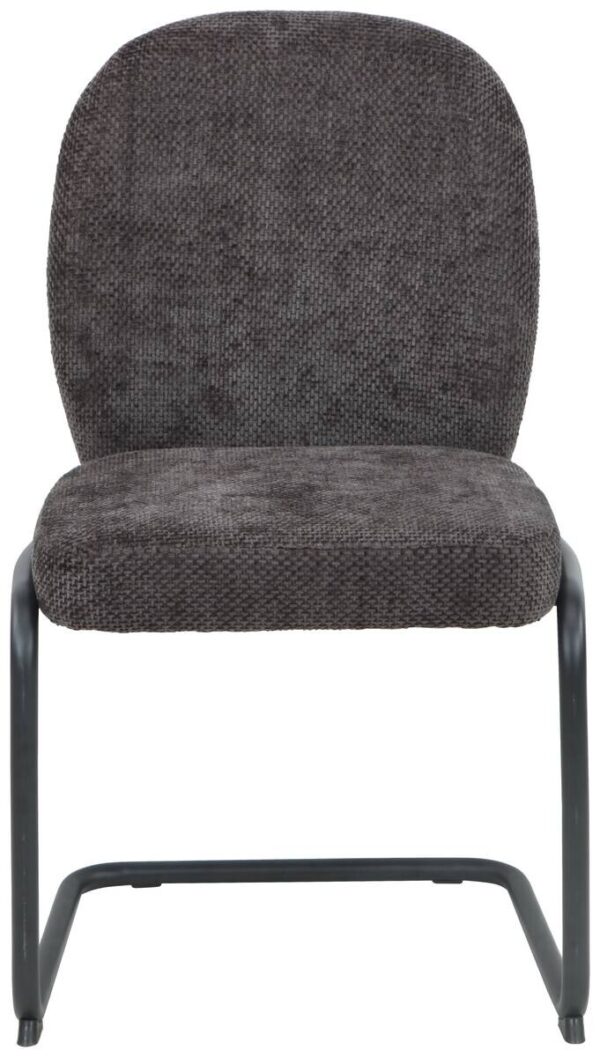 Schwingstuhl Karen anthrazit schwarz Webstoff Metall – Bild 3