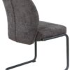 Schwingstuhl Karen anthrazit schwarz Webstoff Metall – Bild 5